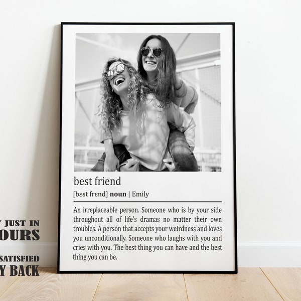 Best Friend Birthday Gift, Best Friend Gift, Personalized Gifts, Best Friends Portrait, Best Friend Christmas Gift, Sister Print