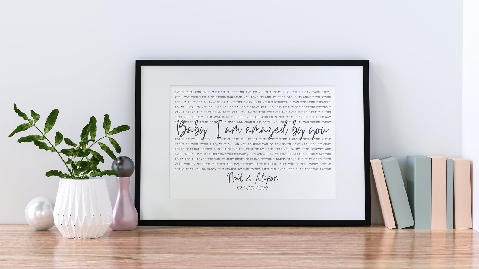 Custom Wedding Song Lyrics First Dance Art Print 1st 2nd 3rd Etsy