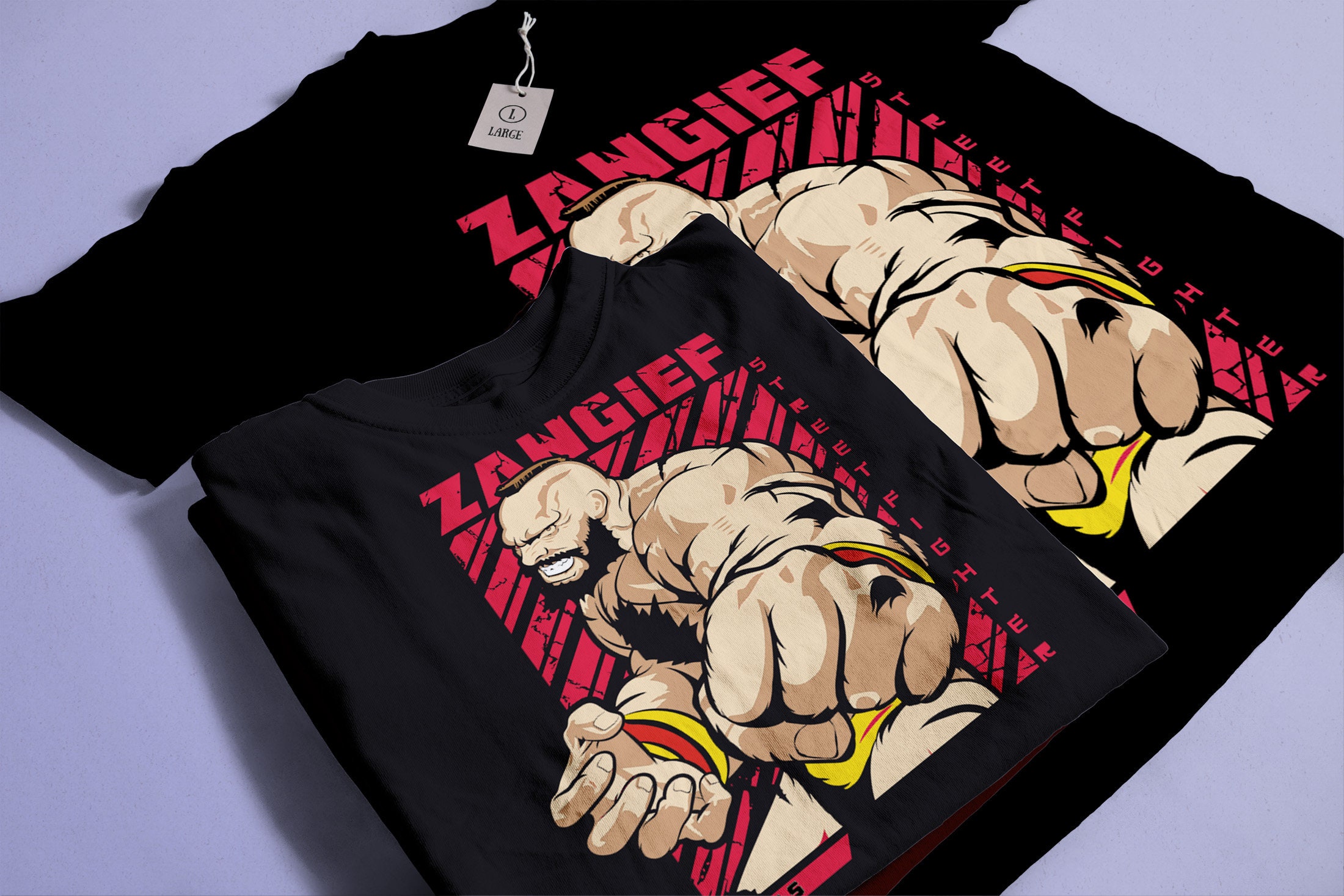 T-Shirt ROCKINSTONE Chun Vs Zangief Fight para Homem (S)