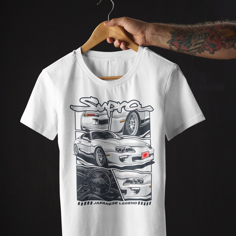 T-shirt « Toyota Supra A90 Renaissance Red Meilleur Design De Chemise Par Carworld
