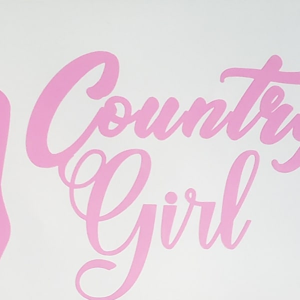 Country Girl decal