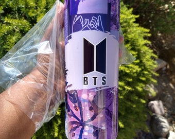 BTS 20oz Stainless Steel Tumbler: K-Pop Fan Gift