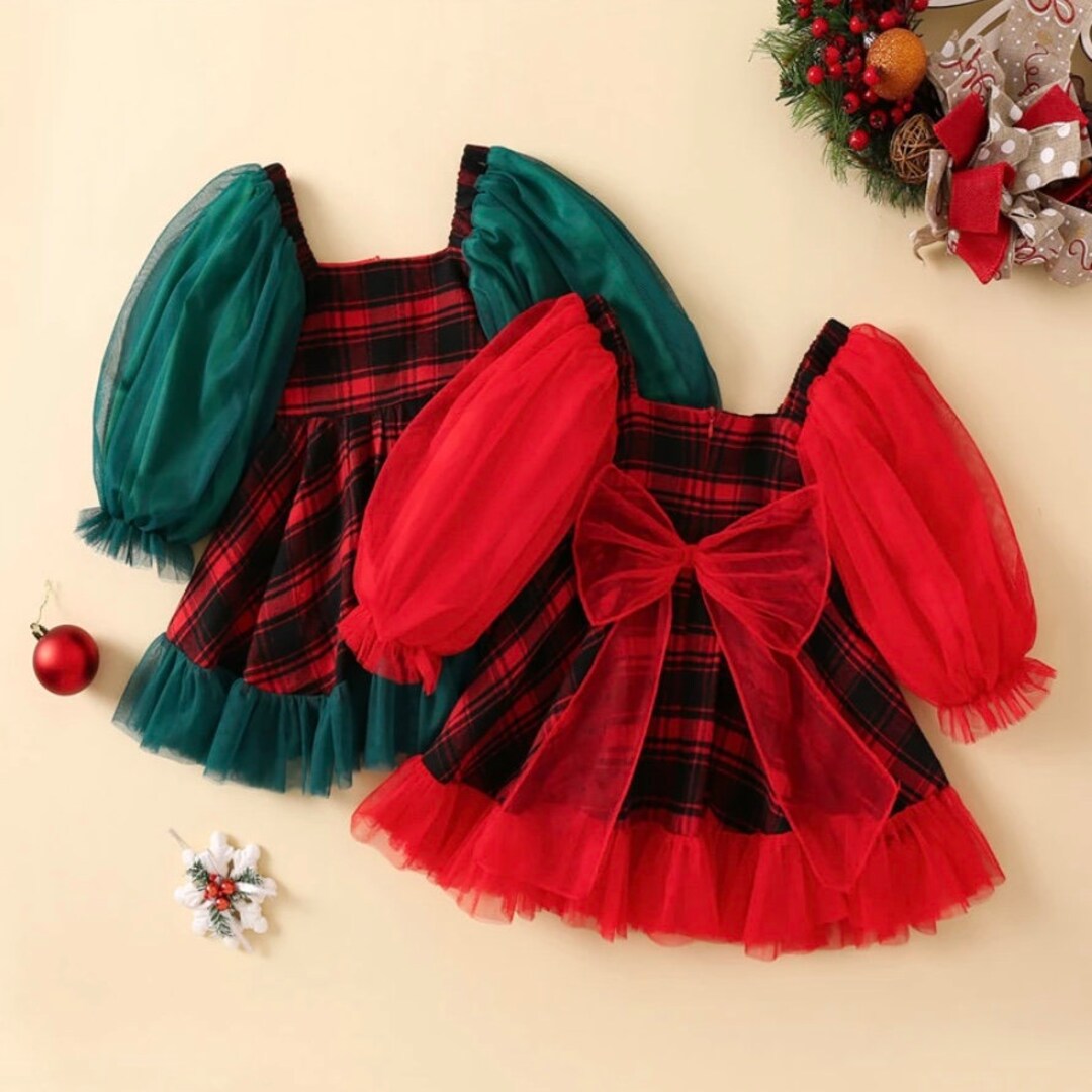 Holiday Kids Girls Princess Dress Baby Summer Fall Clothing Etsy