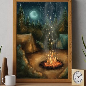 Fireside Illustration