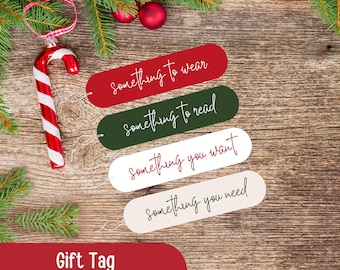 qualcosa di etichetta regalo,qualcosa da indossare,qualcosa di cui hai bisogno,qualcosa che desideri,qualcosa da leggere,etichette di Natale,vuoi indossare qualcosa da leggere,etichette delle vacanze