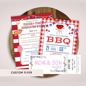 Custom Flyer Design: Business Promotion, Event Advertising (Editable PDF)