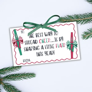 Holiday Teacher Gift Tag, Thank You Teacher Printable, First Day of School Editable Tag, Instant Download School Supplies Flair Pen, teacher