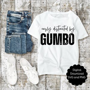 Gumbo SVG/PNG: Illustration av sydstatsrecept (digital nedladdning)