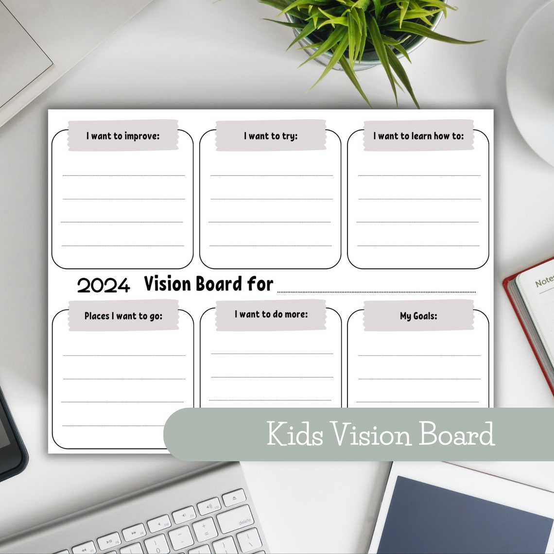 Family Vision Board, Vision Board, Vision Board Printables, Vision ...