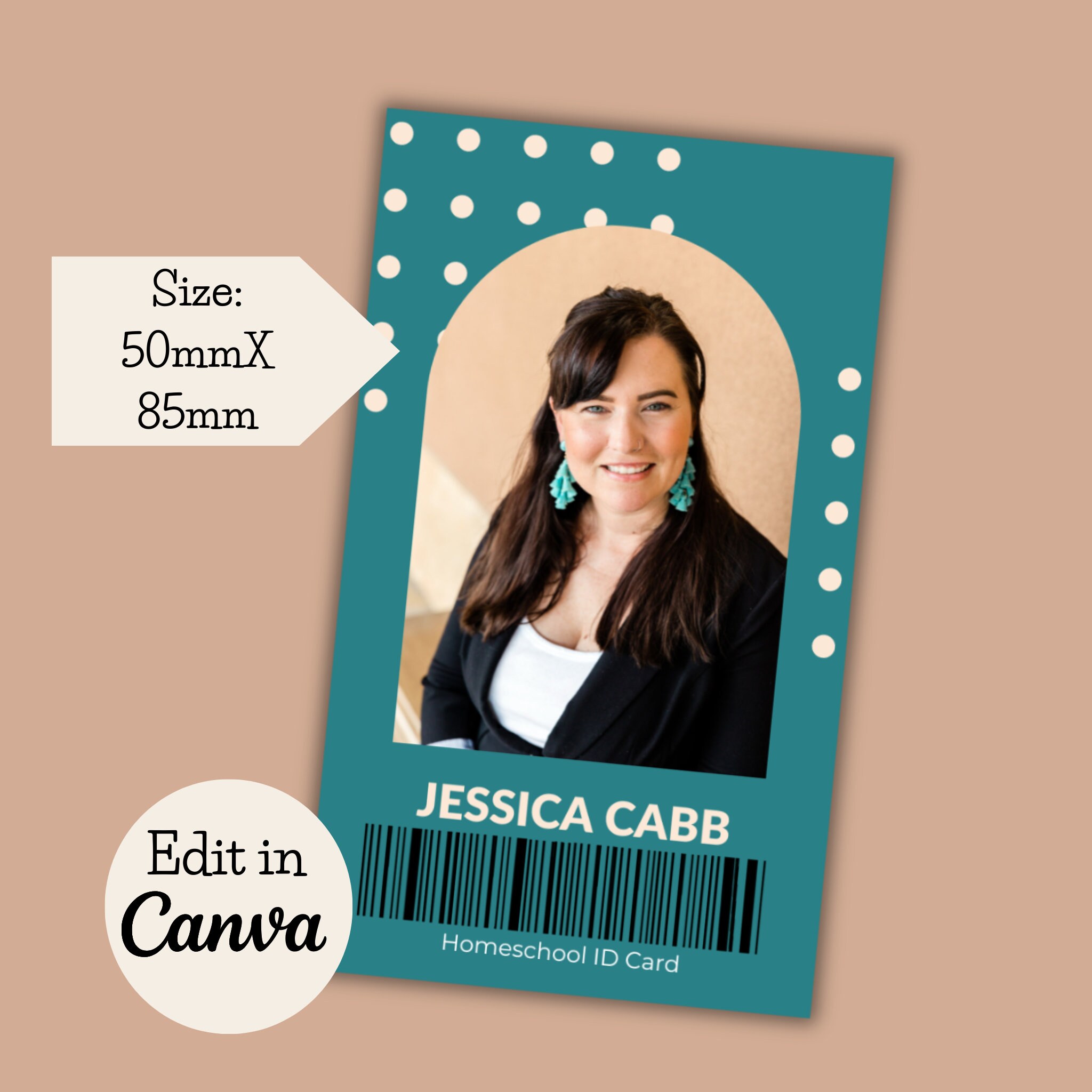 Homeschool Id, Id Badge, Id Card Template, Id Badge Template, Teacher ...