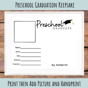 Preschool Graduation Keepsake Graduation Keepsake Preschool - Etsy Canada