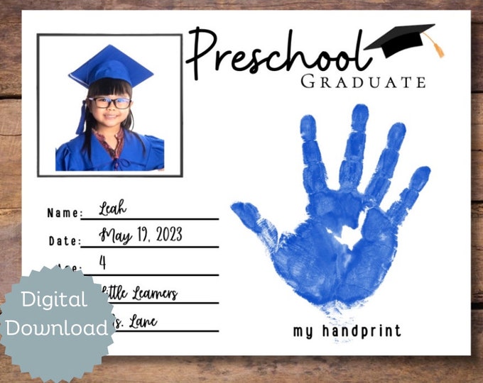 Preschool Graduation Keepsake, Graduation Keepsake, Preschool
