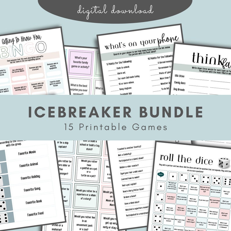 Icebreaker, Ice Breaker for Meetings, Fun Icebreakers, Group