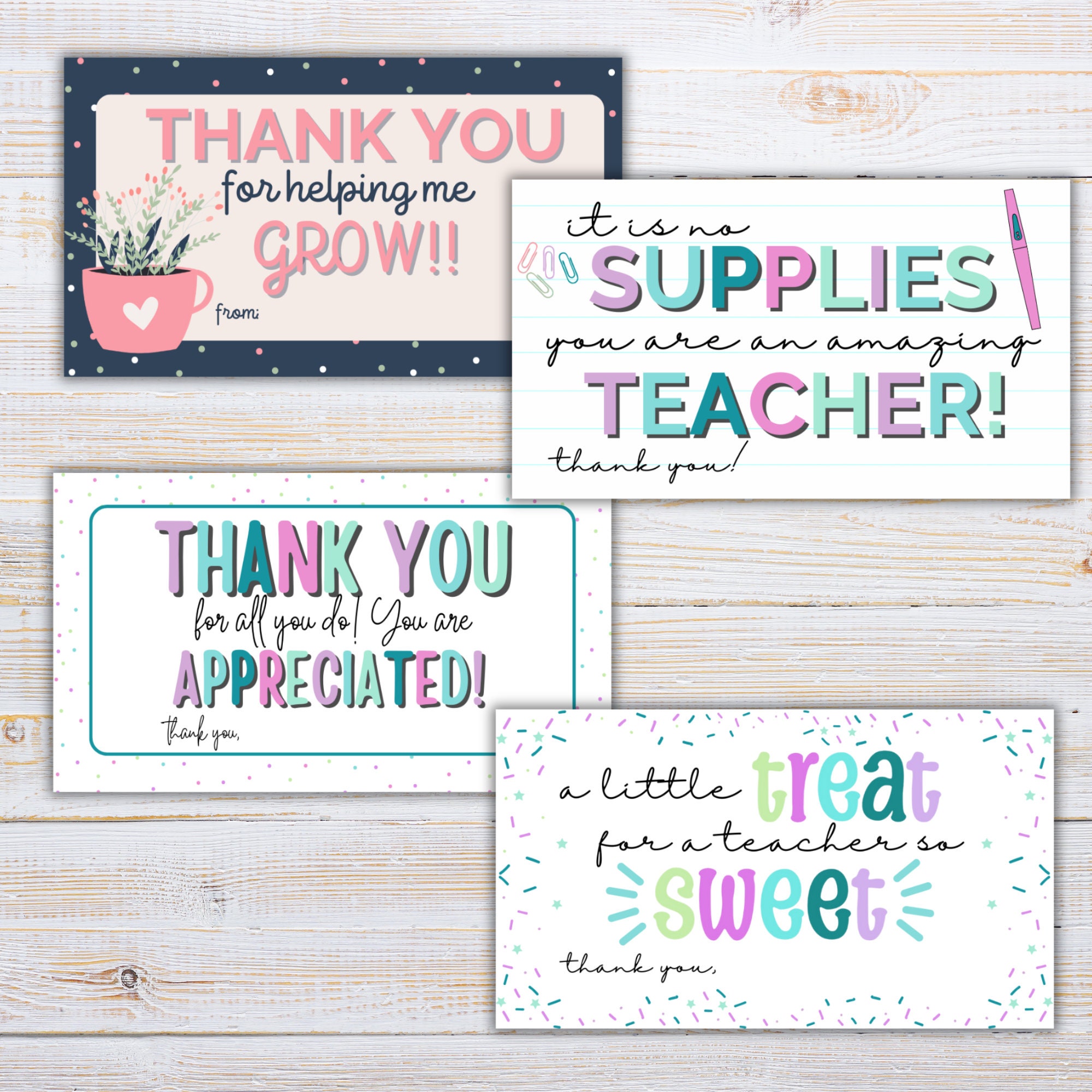 10 Editable Appreciation Tag Bundle Employee Appreciation - Etsy