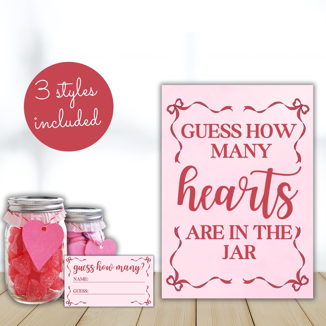 Guess How Many, Candy Guessing Game, Guess How Many Game, Guessing Jar