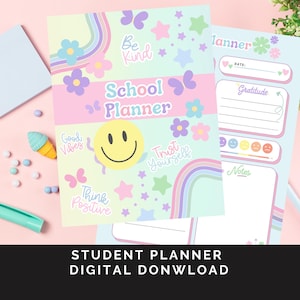 School Planner for Kids: Weekly Academic Organizer (Digital Download)