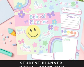 School Planner for Kids: Weekly Academic Organizer (Digital Download)
