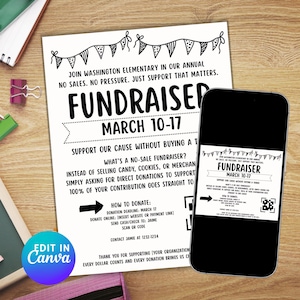 No sale fundraiser, fundraiser, fundraiser flyer, school fundraiser, pta fundraiser, fundraiser ideas, fundraiser template,fundraiser flyers