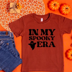 Spooky Era Halloween Shirt: Pumpkin Spice Ghost SVG PNG (Digital Download)