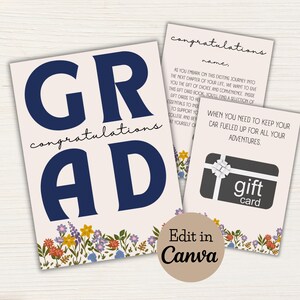 Editable Graduation Gift Card Book, gift card holder book, handmade gift card holder, personalized gift card holder, gift card album