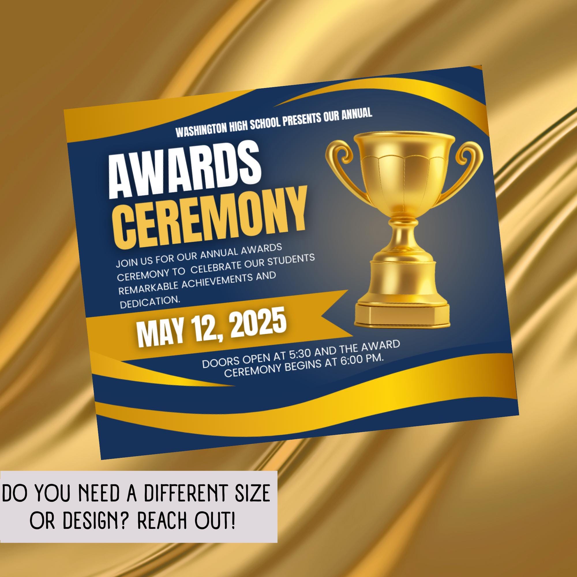 Awards Ceremony Invitation Template: Corporate, Sports, Banquet (canva ...
