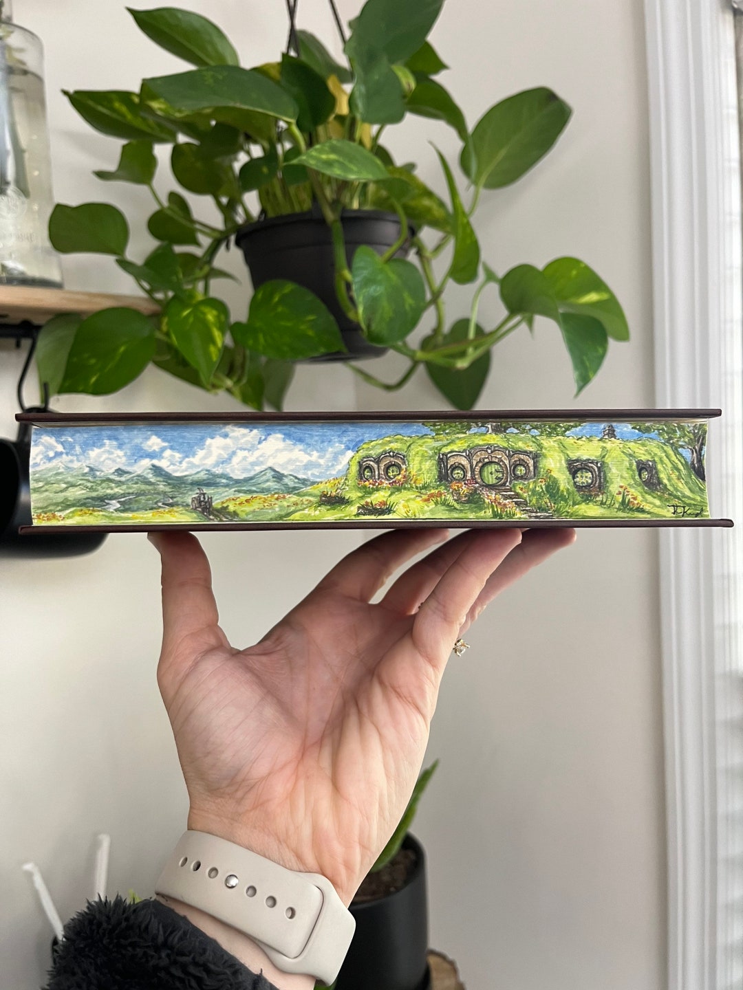 Fore Edge Book Painting Custom Foreedge Painting Custom Gift for Book Lover Etsy