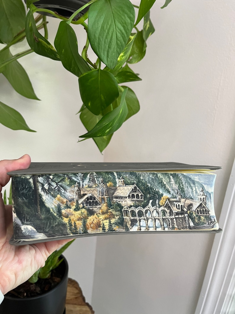 Fore Edge Book Painting Custom Foreedge Painting Custom Gift for Book Lover Etsy
