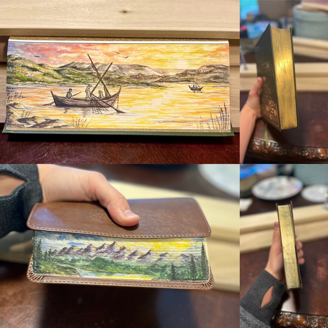 Custom Bible Fore Edge Painting Etsy