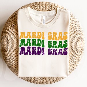 Mardi Gras Png, Fat Tuesday Png, Retro Mardi Gras Png, Vintage Mardi Gras Png, Mardi Gras Carnival Png, Mardi Gras shirt Png, Wavy Stacked