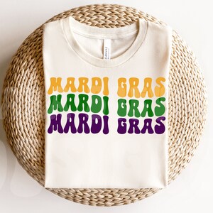 Mardi Gras Svg, Mardi Gras Png, Fat Tuesday Svg, Mardi Gras Carnival svg, Mardi Gras shirt svg, Wavy Stacked, Silhouette Cricut Cut File