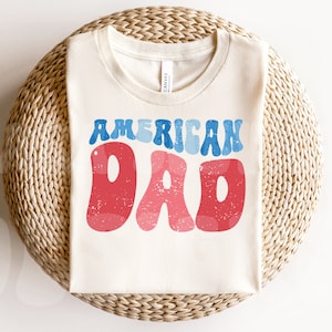 Retro American Dad Svg, American Dad Png, 4th of July Png, Family Svg, Memorial Day Svg, Vintage American Dad Svg, Groovy American Dad Png