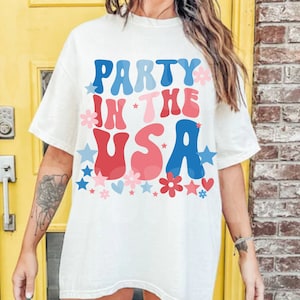 Party In The USA Png, Party In The USA Svg, 4th of July Svg, 4th of July Png, Fourth of July Svg, USA Svg, Sublimation, T shirt Design