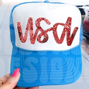 Sparkly Usa Png, Faux Sequin Usa Png, Faux Glitter Usa Png, Usa Trucker Hat Patch Png, 4 de julho Png, Design de camiseta de 4 de julho