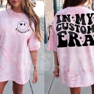 Custom In My Era Svg Png, Custom Era Svg, Custom In My Era Png, Custom Wavy Groovy Front and Back Design, Sublimation, Cut File, Trendy Svg