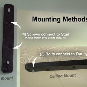 Ceiling Mount for Inline Fans image 3
