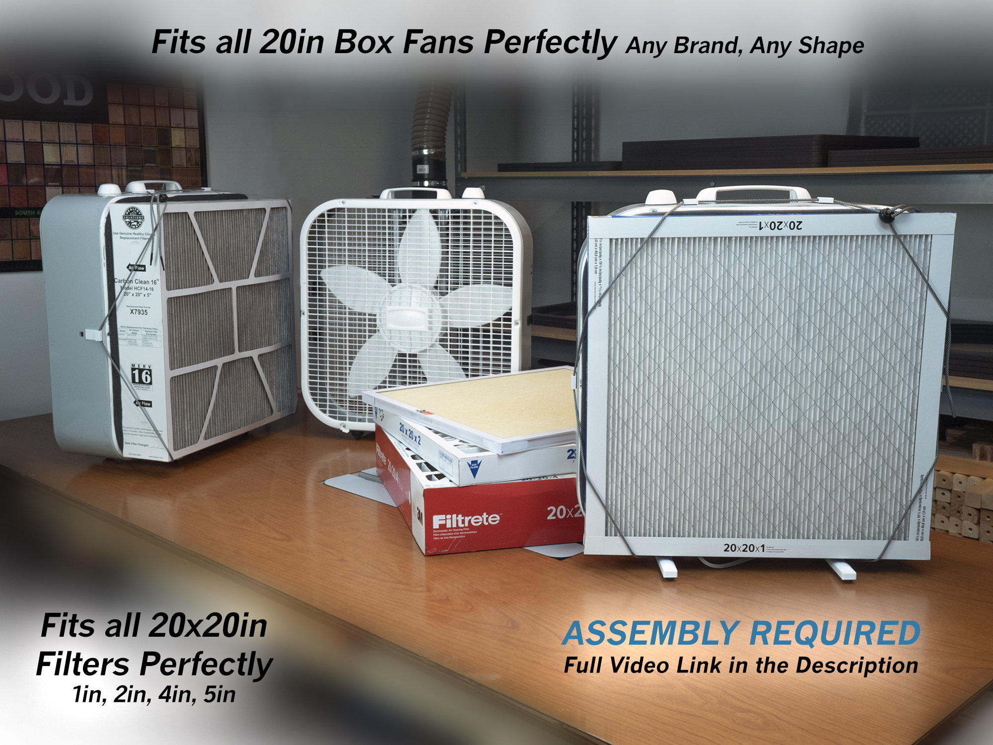 Modelg Premium Box Fan Filter Kit Etsy