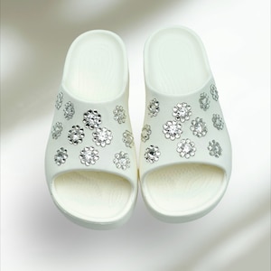 Mindy Sparkles Bridal Crocs