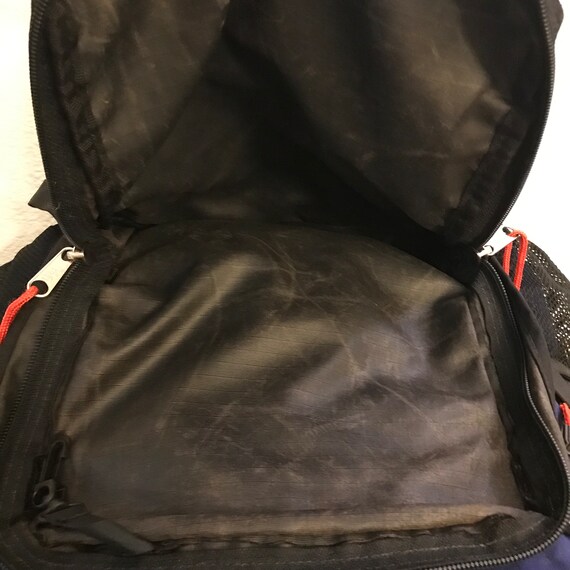 Vintage REI Blue Black Backpack Day Pack with Kna… - image 5