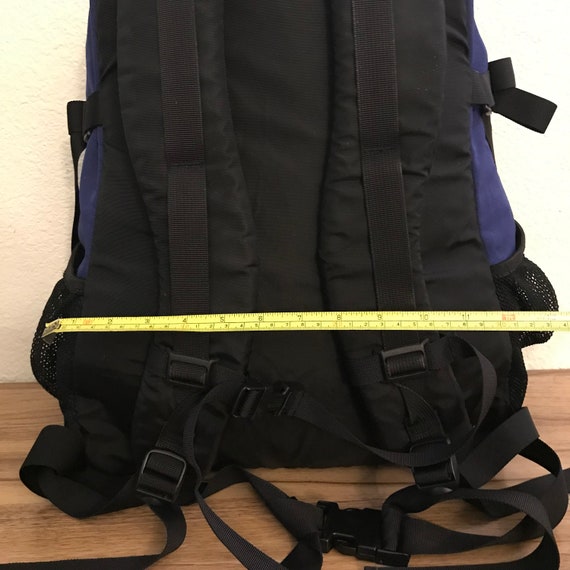 Vintage REI Blue Black Backpack Day Pack with Kna… - image 4