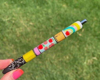 Teacher Gel Pens || Refillable Personalized Gel Pen Pencils || Glitter Pens || Teacher Appreciation Gift || Back to School