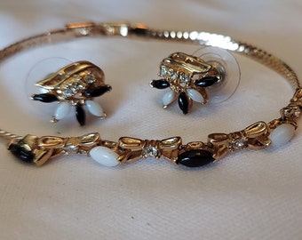 Vintage Earrings and bracelet set
