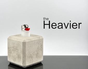 Concrete Tabletop Lighter Case | Minimalist Decor, Bic Lighter