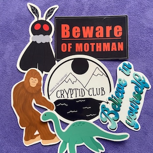Cryptid Sticker Set