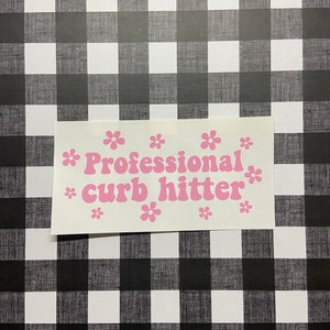 Professional Curb Hitter Vinyl Decal