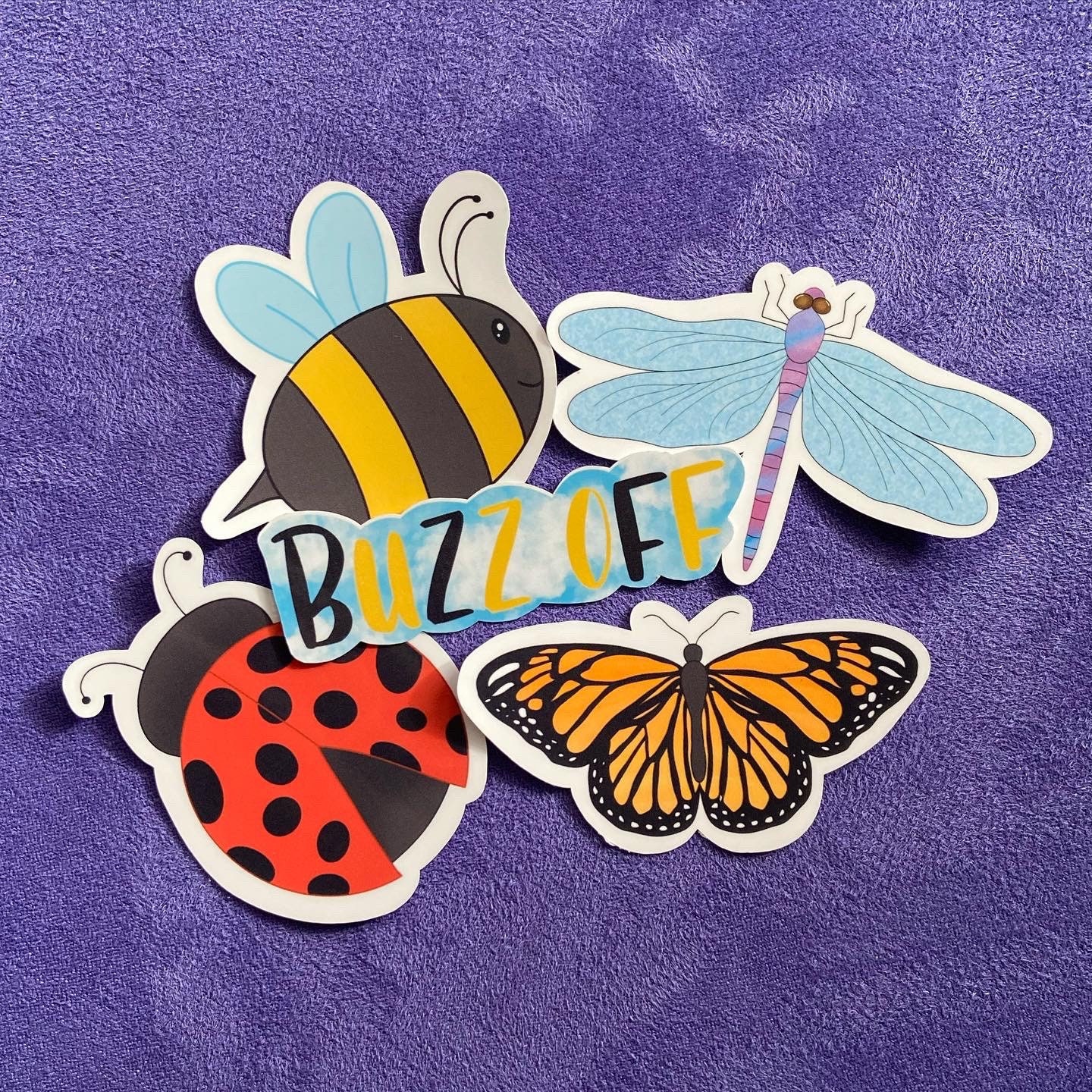 Bugs Sticker Set - Etsy