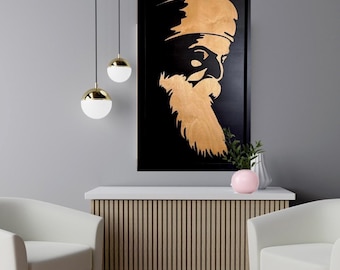 Guru Nanak Dev Ji wall art