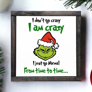 Merry Grinchmas sign, grinch wooden sign, grinch decor, grinch christmas sign, holiday decor, merrry christmas sign, wooden mantle sign