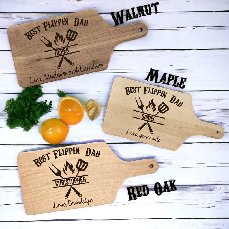 Dad Cutting Board, Birthday Gifts From Daughter, Personalized Gifts for
