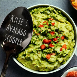 Personalized Spoon, Customized Coffee Spoon, Avocado Spoon, Personalized Spoons, Custom Engraved Spoon, Personalized Serving Spoon