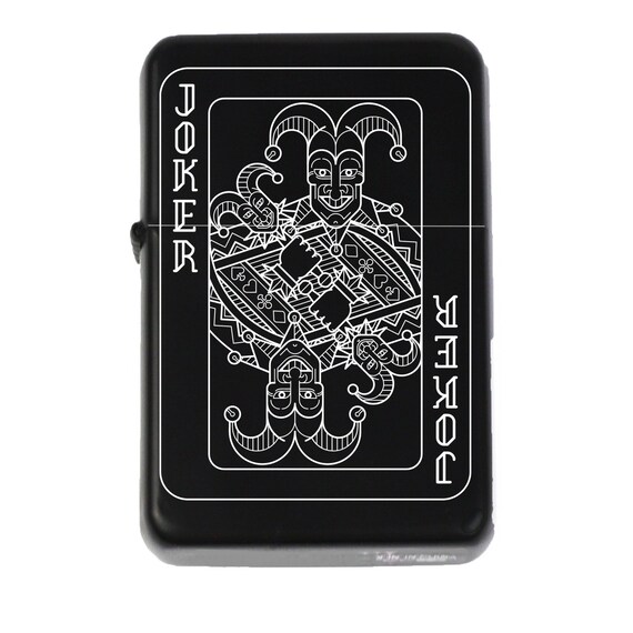 Joker Lighter Playing Cards Flip Lighter Cigar Lighter Etsy